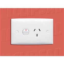 SOCKET SWT SINGLE 10A 250V