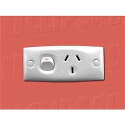 SOCKET SWT SING 10A SKIRTING