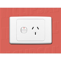 CLIPSAL 2000 SERIES SINGLE 10A GPO