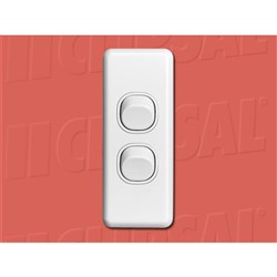 2 GANG C2000 ARCHITRAVE SWITCH