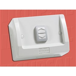 FLUSH WEATHERPROOF SWITCH PLAT E