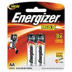 AA ENERGIZER BATTERY 2 PACK