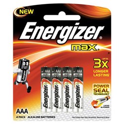 AAA BATTERY 4 PKT
