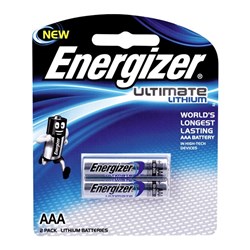 ENERGIZER LITHIUM AAA 2PK