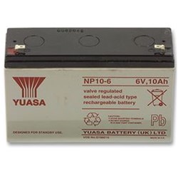 BATTERY 6V 10AH YUASA FOR EMERG  LIGHTING