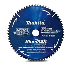 255mm 64T TUNGSTEN SAW BLADE BLUEMAK