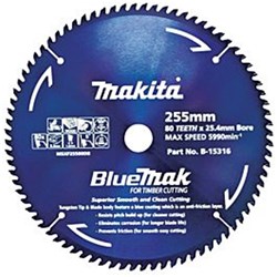 TCT SAW BLADE 255MM X 25.4 X 80T - BlueMak MB-15316