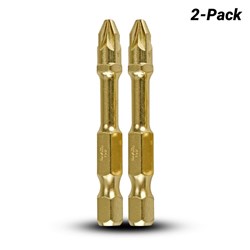 MAKITA PH3 X 50MM IMPACT GOLD TORSION SCREWDRIVER BIT - 2PK