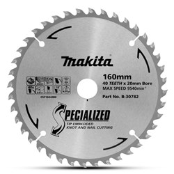 ELITE SPECIALISED TIP EMBEDDED SAW BLADE 160 x 20 x 40T