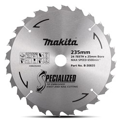 ELITE SPECIALISED TIP EMBEDDED SAW BLADE 235 x 25 x 24t