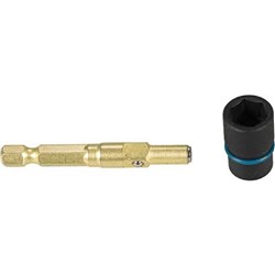 "MAKITA 5/16"" X 61MM IMPACT" GOLD DETACHABLE MAGNETIC NUTSETTER