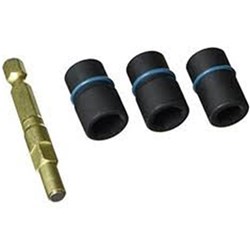 "MAKITA 5/16"" / 3/8"" & 10MM" IMPACT GOLD DETACH MAG NUTSETTER