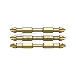 MAKITA PH1 X 65MM IMPACT GOLD TORSION DOUBLE ENDED SCREWDRIVER BIT - 3PK