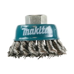 TWIST KNOT CUP BRUSH 2 WIRE 60mm - 10 1.5mm