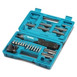 MAKITA 3.6V MOBILE PEN SCREWDRIVER 80 PIECE BIT SET CHARGER CASE