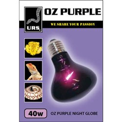 40W URS OZ PURPLE GLOBE SMALL