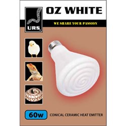 60W URS OZ WHITE CERAMIC ES