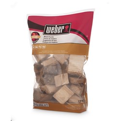 WEBER PECAN WOOD CHUNKS 1.8KG BAG