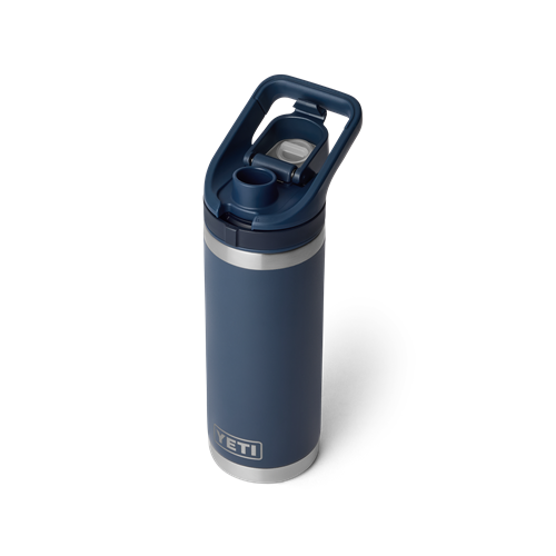 21071507028_70000005731_YETI_WHSL_Studio_Drinkware_Rambler_Flip_Chug_Bottle_18oz_Navy_3qter_Open_1198_B