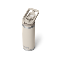 70000006599_21071507891_YETI_WHSL_Studio_Drinkware_Rambler_Flip_Chug_Bottle_18oz_Cape_Taupe_3qter_Open_1167_B
