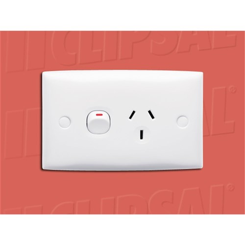 SOCKET SWT SINGLE 10A 250V
