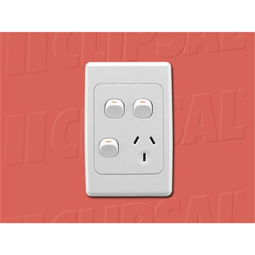 SINGLE OUTLET 2 EXTRA SWITCHS