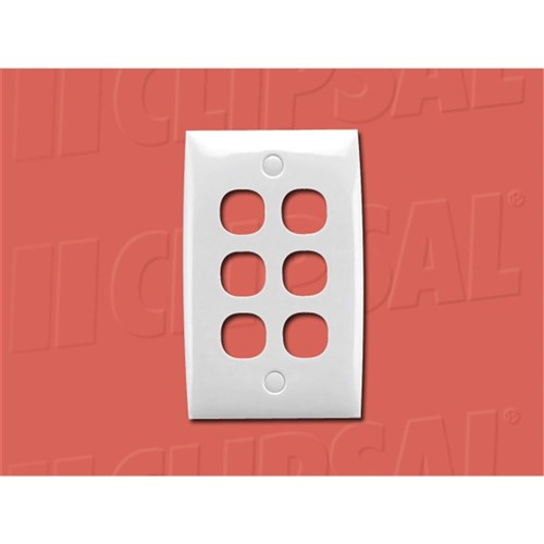 PLATE ONLY 6GANG STD PTN