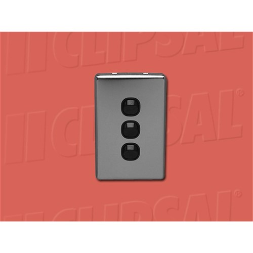 3 GANG C2000 LARGE PLATE SWITCH
