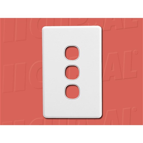CLASSIC 2000 3 GANG SWITCH PLATE ONLY