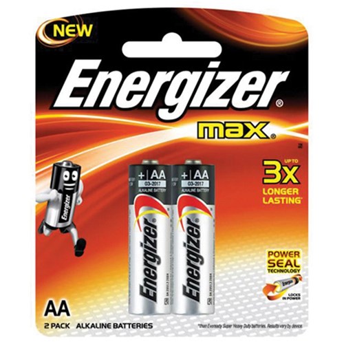 AA ENERGIZER BATTERY 2 PACK