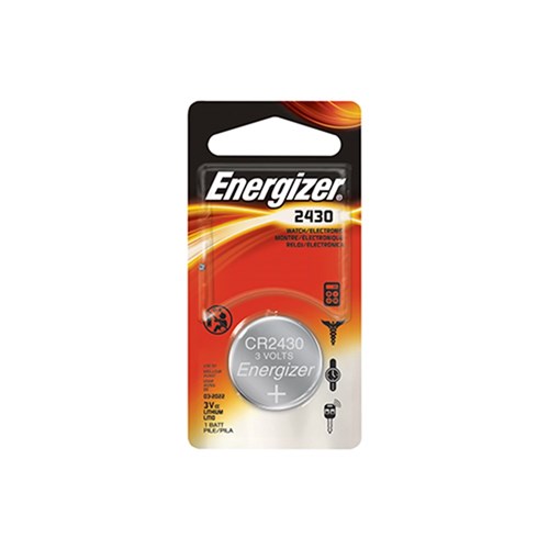 ENERGIZER 3V LITHIUM BATTERY CR2430