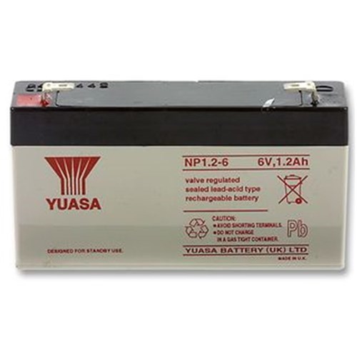 BATTERY 6V 1.2AH YUASA