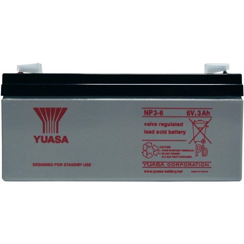 BATTERY 6V 3AH YUASA