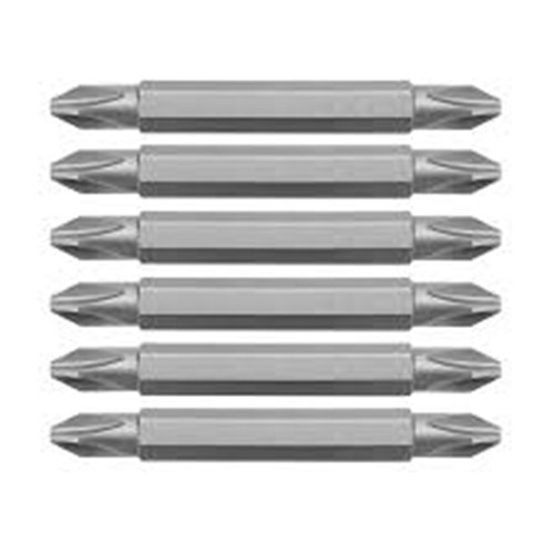 MAKITA PH2 X 75MM DOUBLE ENDED SCREWDRIVER BIT - 6PK
