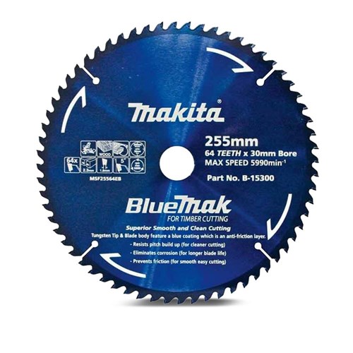 255MM 64T TUNGSTEN SAW BLADE BLUEMAK