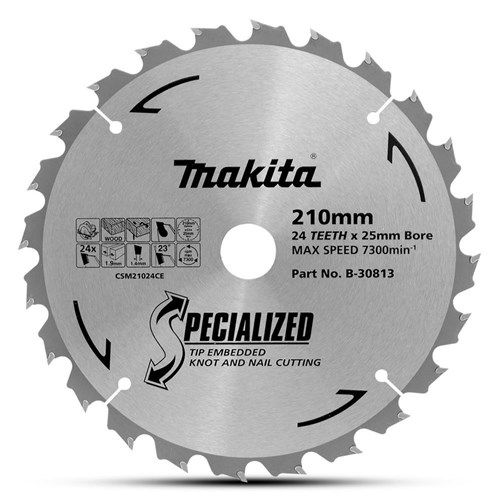 ELITE SPECIALISED TIP ENBEDDED SAW BLADE 210 X 25 X 24T