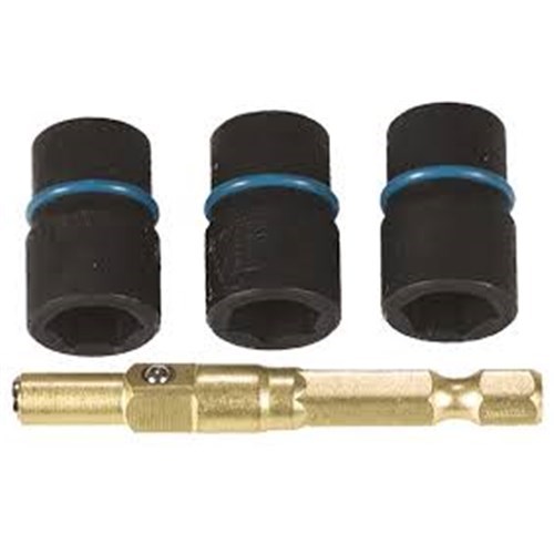 MAKITA 5/16 / 3/8 AND 10MM IMPACT GOLD DETACH MAG NUTSETTER