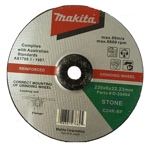 DC GRINDING DISC 230 X 6 X 22.23 S TONE