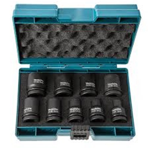 MAKITA SOCKET SET 9pc METRIC 1/2" SQUARE DRIVE Driver Bits Shannons