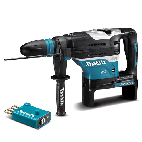 MAKITA 40mm SDS MAX ROTARY HAMMER BRUSHLESS AWS 18Vx2 SKIN