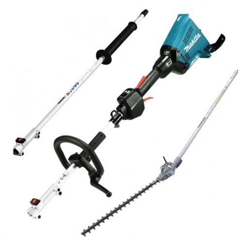MAKITA MOBILE MULTI FUNCTION POWERHEAD 18V X 2 (36V) HEDGE TRIMMER AND SHAFT