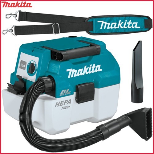 MAKITA 18V BRUSHLESS WET/DRY DUST EXTRACTOR
