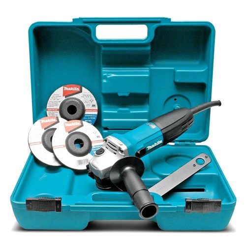 125mm (5in) Angle Grinder 720W 3x Grinding Discs Case