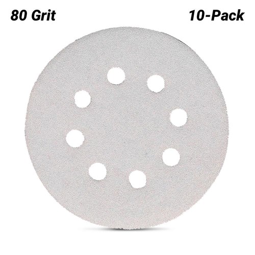 ABRASIVE DISC WHITE 125MM P80