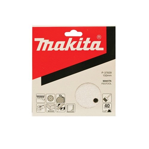 ABRASIVE PAPER 150MM WHITE P40