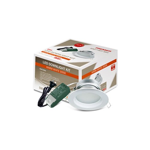 S9071WPWH 11W LED DOWNLIGHT IP 65 3000K WHITE TRIM