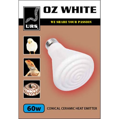 60W URS OZ WHITE CERAMIC ES