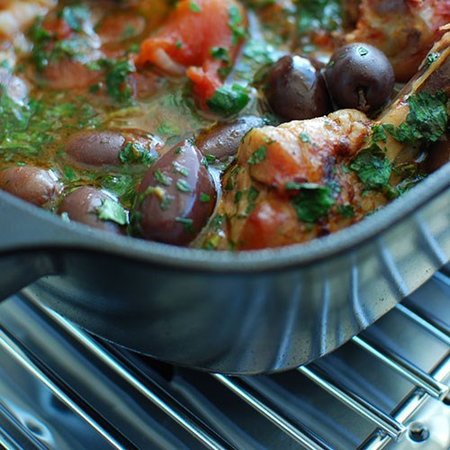 WEBER Q WARE CASSEROLE DISH LARGE